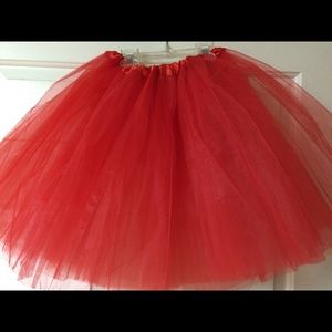 🖤💃🏻 Women’s RED Tulle Twirl TUTU Skirt 💃🏻🖤